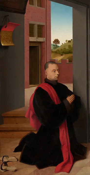 Retrato de un donante, Petrus Christus