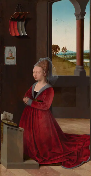 Retrato de una donante, Petrus Christus