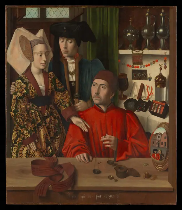 Un orfebre en su taller, Petrus Christus