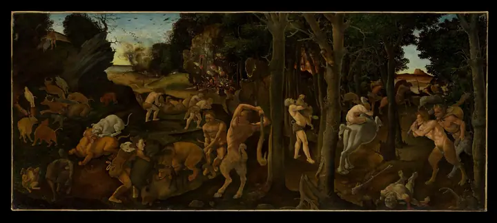 Escena de caza, Piero di Cosimo