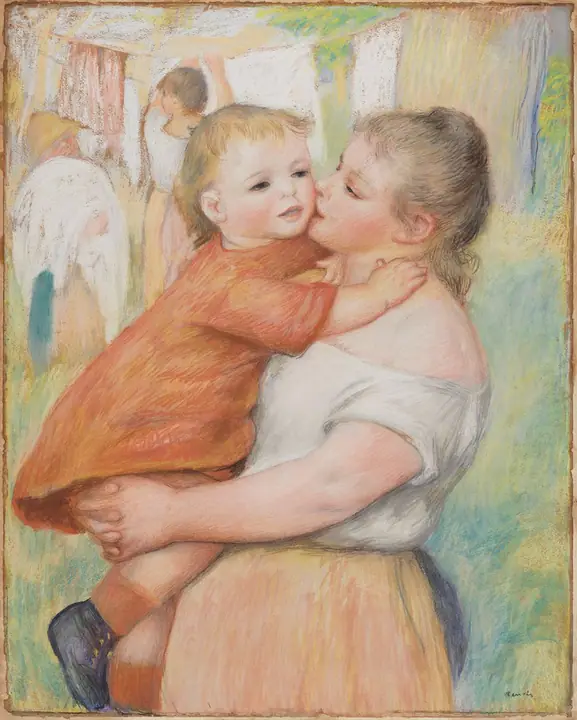 Madre e hijo, Pierre-Auguste Renoir