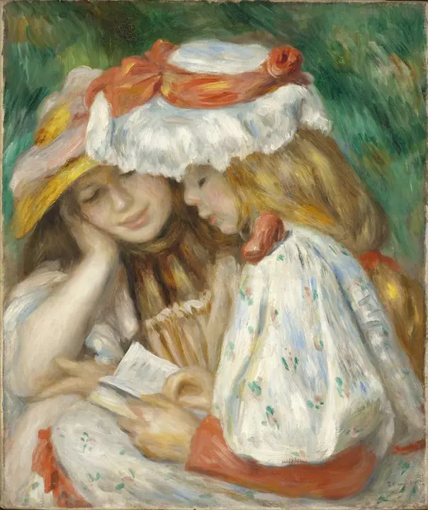 Muchachas leyendo, Pierre-Auguste Renoir