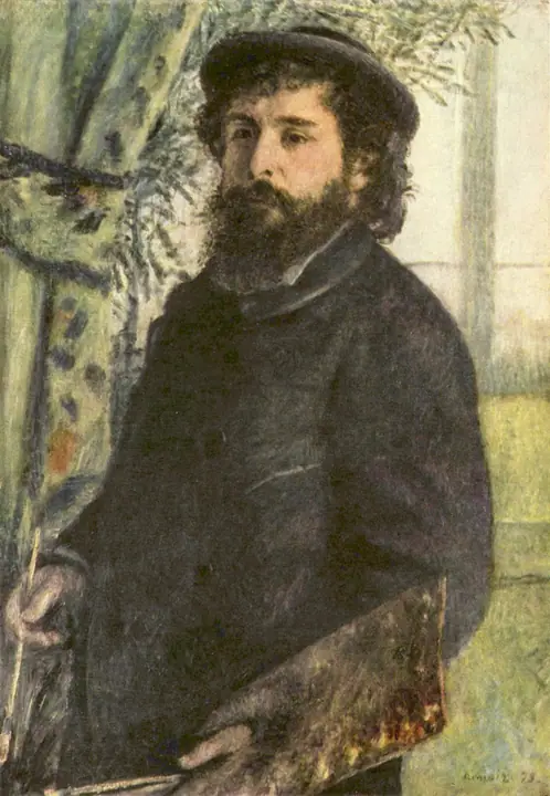 Retrato de Claude Monet, Pierre-Auguste Renoir