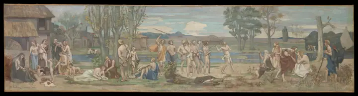 Ludus pro patria (Juegos patrióticos), Pierre Puvis de Chavannes