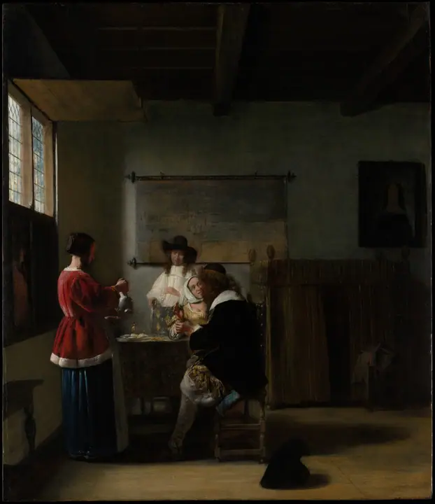 La visita, Pieter de Hooch