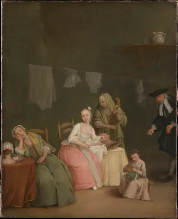 La carta, Pietro Longhi