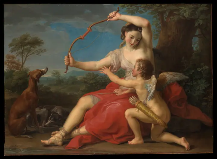 Diana y Cupido, Pompeo Batoni