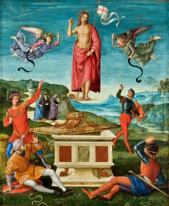 Resurrección de Cristo, Rafael Sanzio