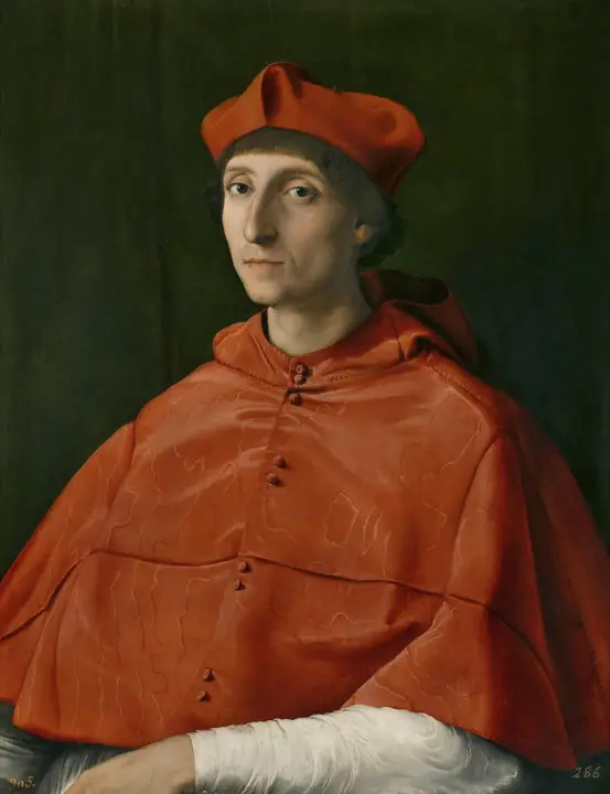 Retrato de cardenal, Rafael Sanzio