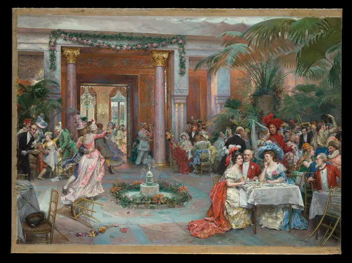 Baile de máscaras, Raimundo de Madrazo y Garreta