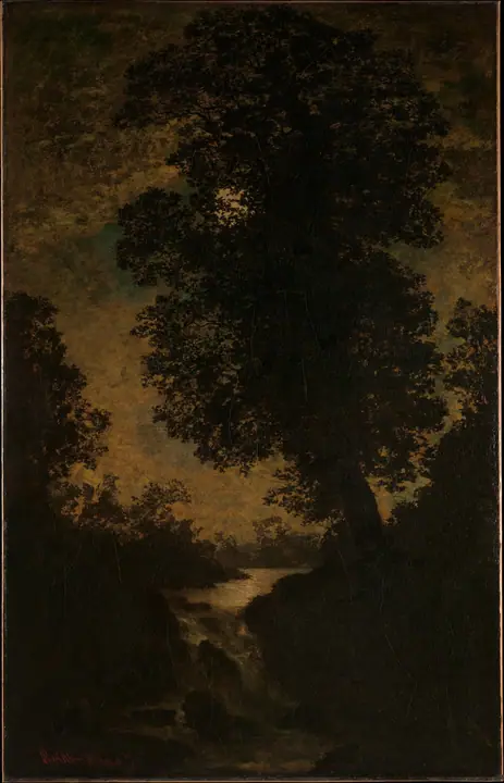 Cascada a la luz de la luna, Ralph Albert Blakelock