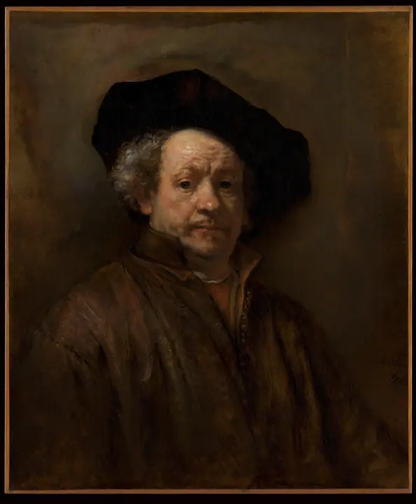 Autorretrato, Rembrandt van Rijn