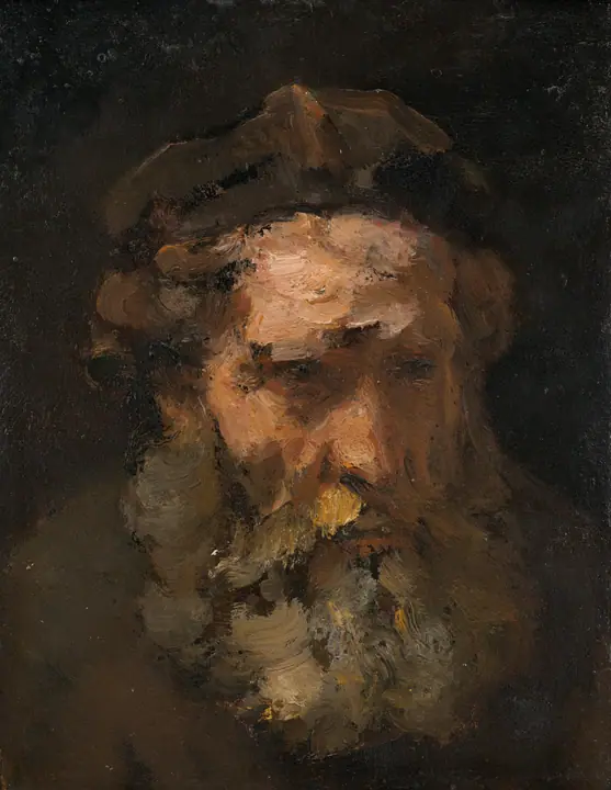 Cabeza de San Mateo, Rembrandt van Rijn