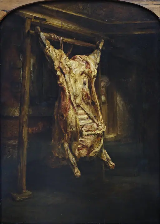 El buey desollado, Rembrandt van Rijn