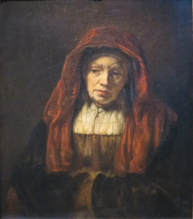 Retrato de anciana, Rembrandt van Rijn