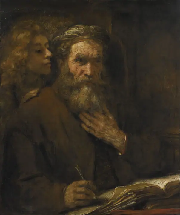 San Mateo y el ángel, Rembrandt van Rijn