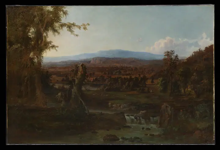 Paisaje con pastor, Robert S. Duncanson