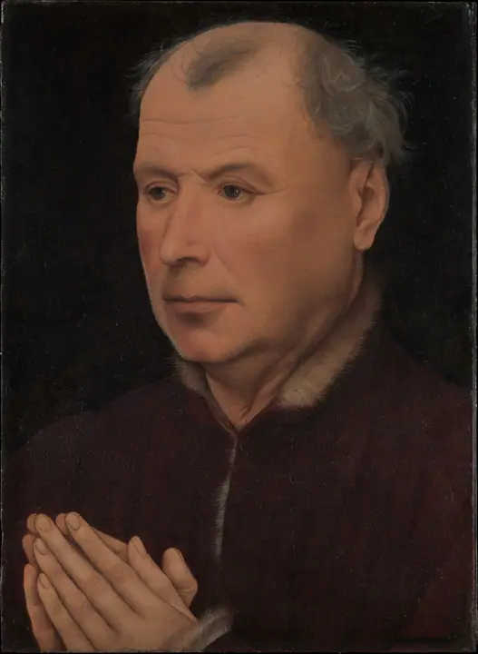 Hombre en oración, Rogier van der Weyden