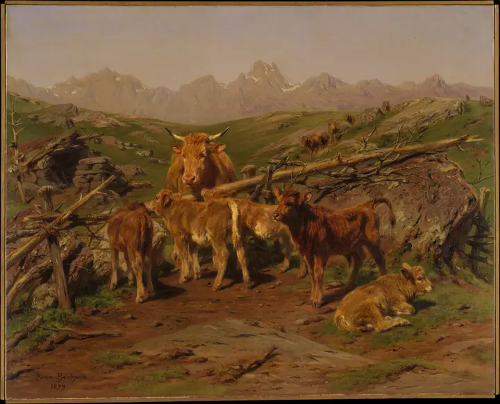 El destete de los terneros, Rosa Bonheur