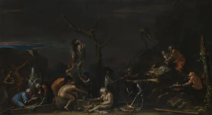 Brujas en sus encantamientos, Salvator Rosa