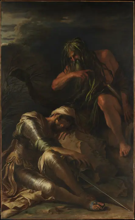 El sueño de Eneas, Salvator Rosa