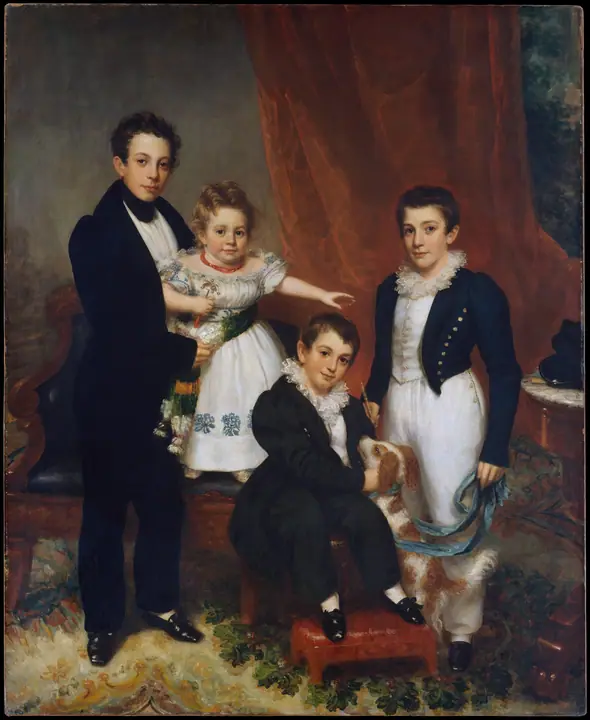Los niños Knapp, Samuel Lovett Waldo