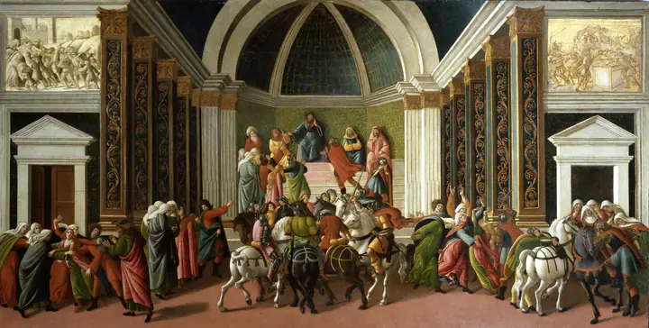 La historia de Virginia, Sandro Botticelli