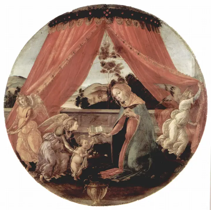 Virgen del pabellón, Sandro Botticelli