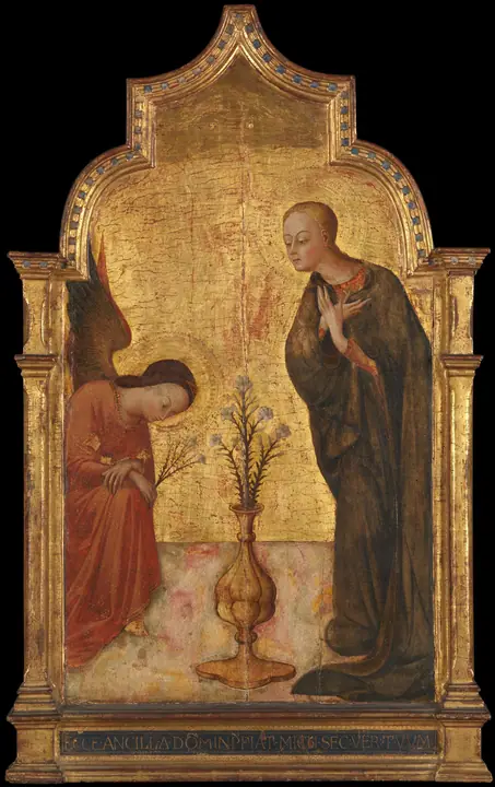 La Anunciación, Sassetta