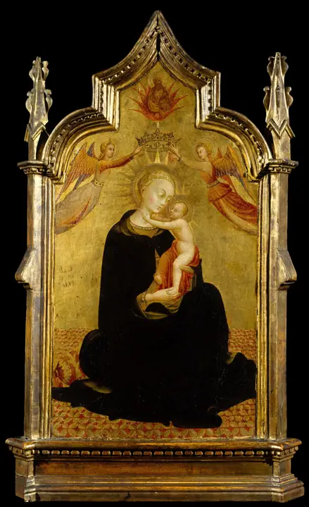 Virgen con el Niño y ángeles, Sassetta