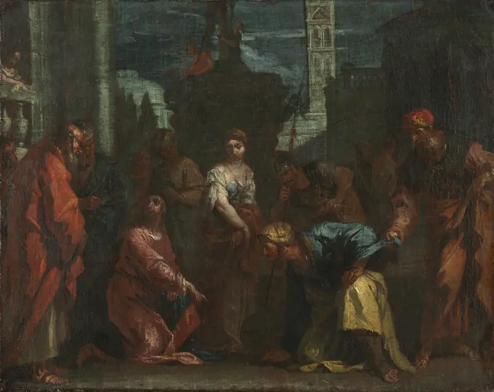 Cristo y la mujer adúltera, Sebastiano Ricci