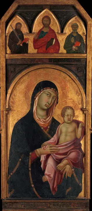 Virgen con el Niño, Segna di Buonaventura