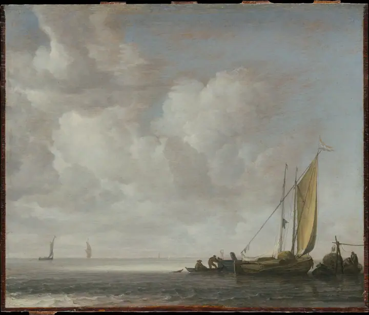 Mar en calma, Simon de Vlieger