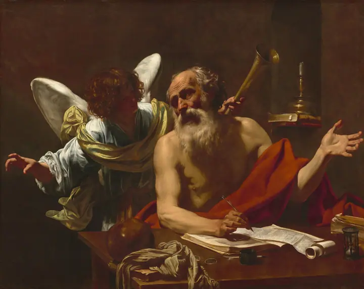 San Jerónimo y el ángel, Simon Vouet