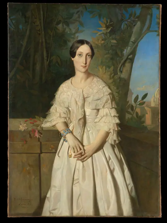 Condesa de La Tour-Maubourg (Marie-Louise-Charlotte-Gabrielle Thomas de Pange, 1816–1850), Théodore Chassériau