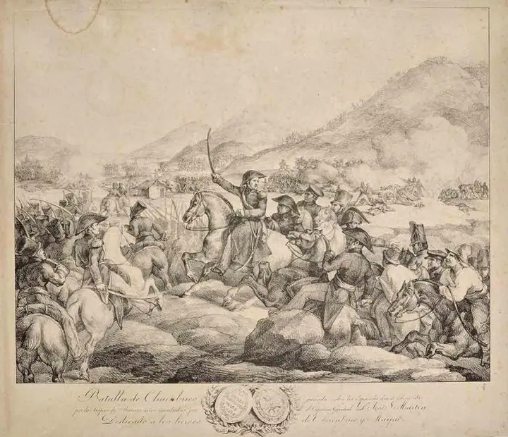Batalla de Chacabuco, Théodore Géricault