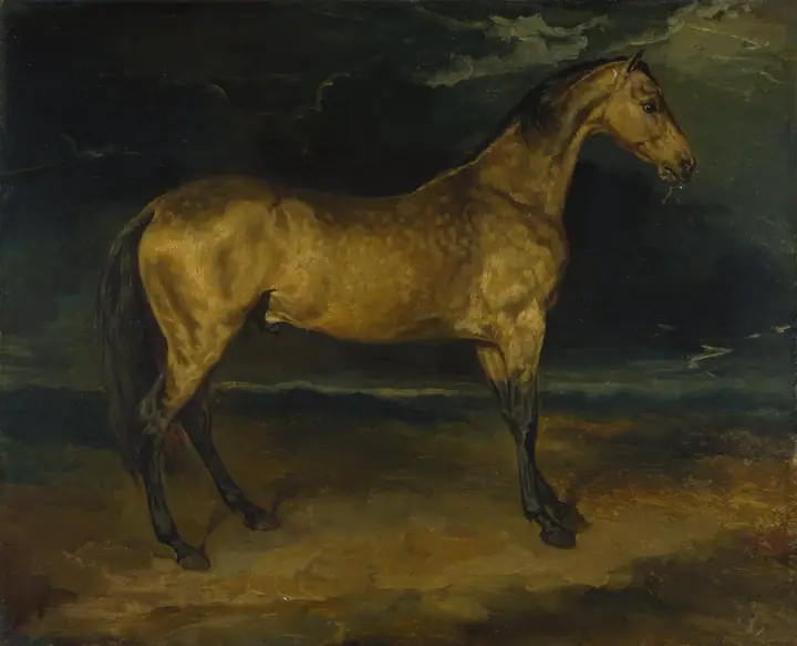 Caballo asustado por un rayo, Théodore Géricault