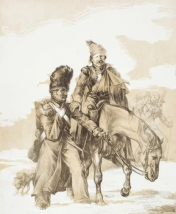 El retorno de Rusia, Théodore Géricault