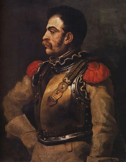 Retrato de carabinero, Théodore Géricault
