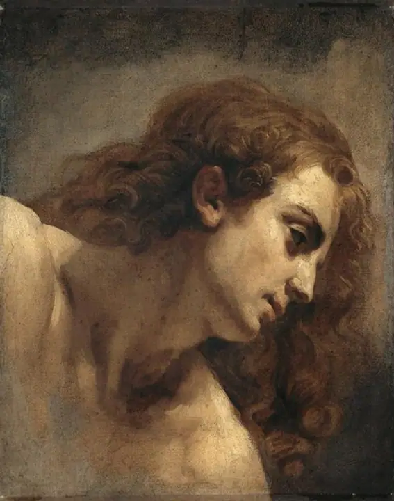 Retrato de muchacho con el pelo largo, Théodore Géricault
