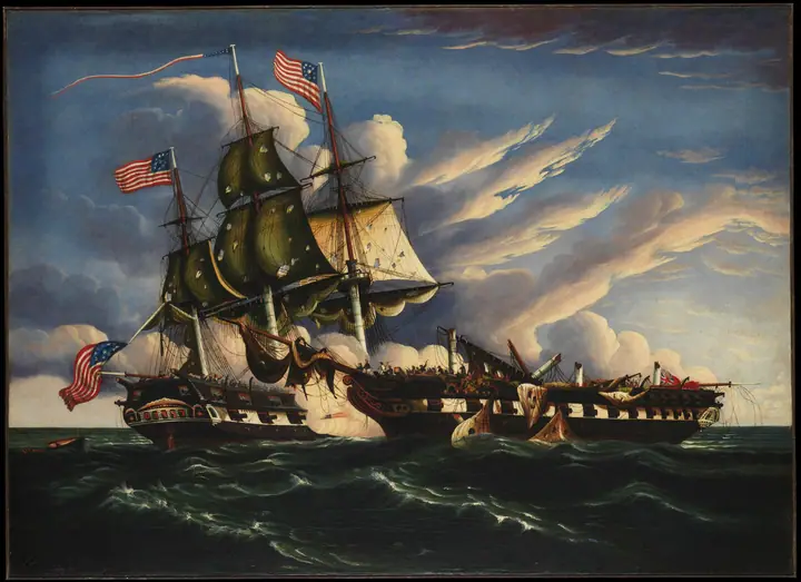 El Constitution y el Guerriere, Thomas Chambers