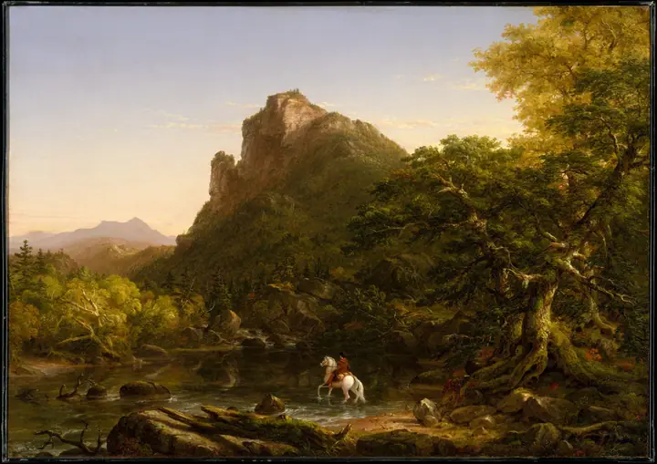 El vado de la montaña, Thomas Cole