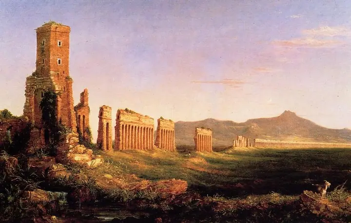 Ruinas de Aqueduct, Thomas Cole