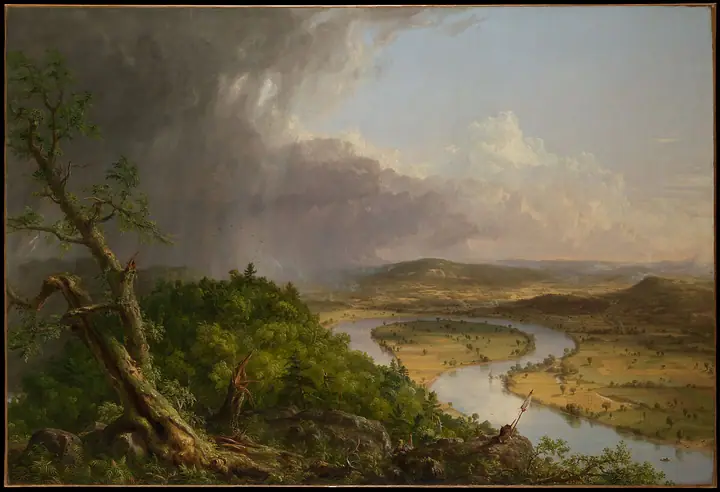 Vista del monte Holyoke, Thomas Cole