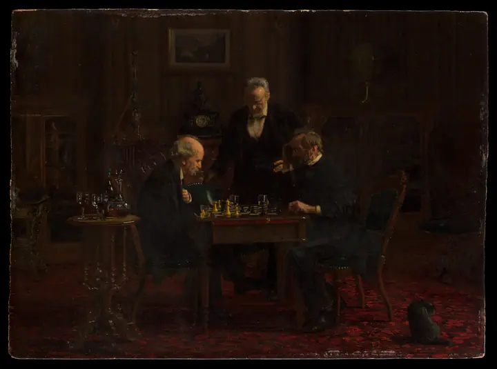 Los jugadores de ajedrez, Thomas Eakins