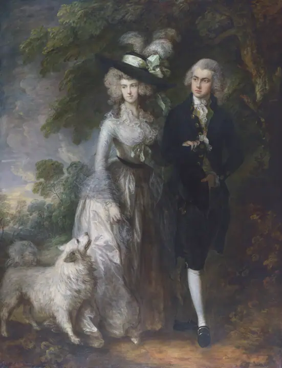 Paseo matutino, Thomas Gainsborough