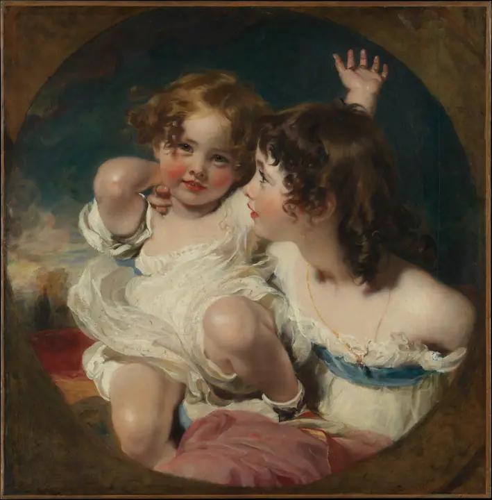 Los niños Calmady (Emily, 1818–¿1906, y Laura Anne, 1820–1894), Thomas Lawrence