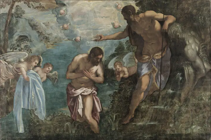 Bautismo de Cristo, Tintoretto