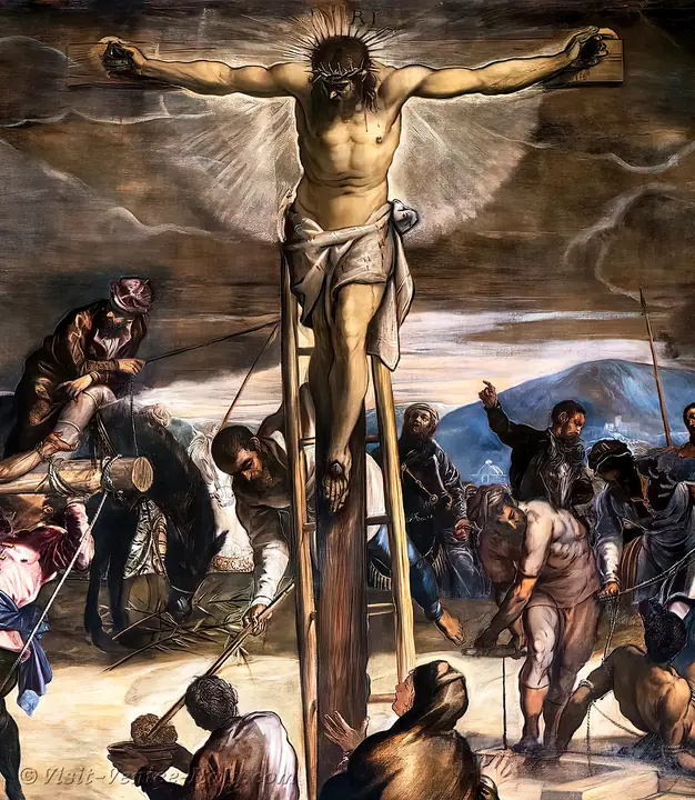 Crucifixión de la Escuela de San Rocco, Tintoretto