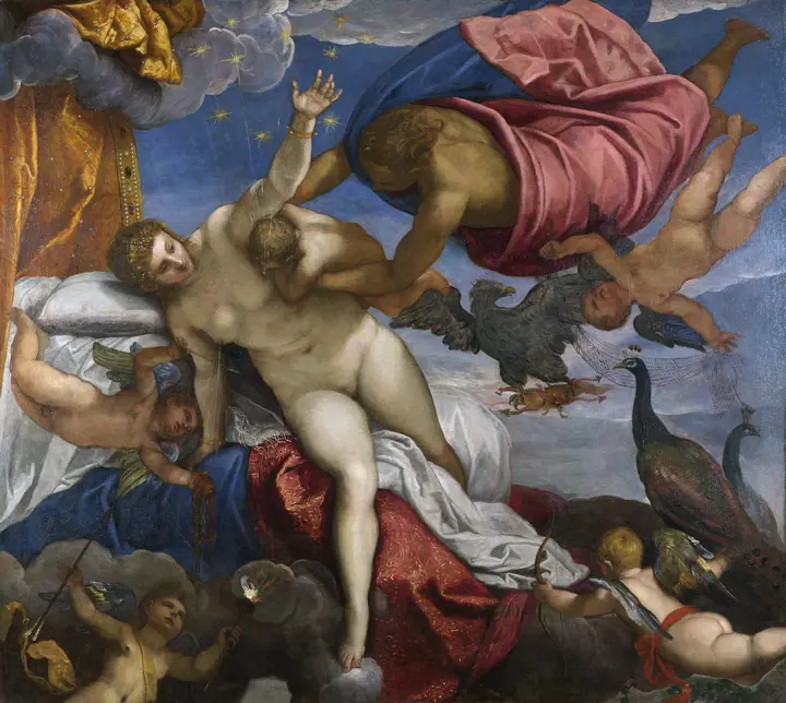 El origen de la Vía Láctea, Tintoretto